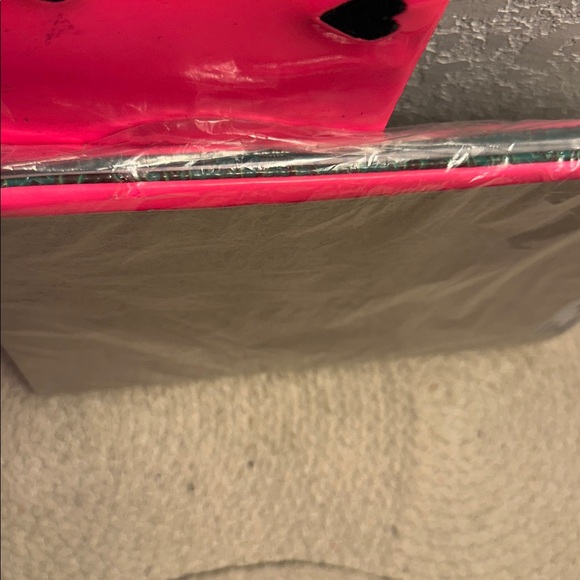 Consuela (Joan) Vibrant Pink Cover with Monogrammed Black Heart Accents - Picture 7 of 7